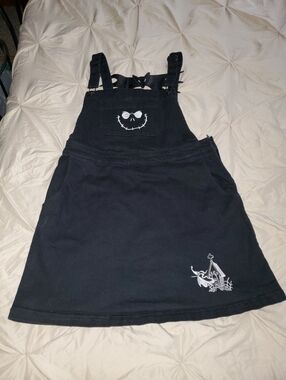 Disney Nightmare Before Christmas Jack Skellington Zero Overall Dress